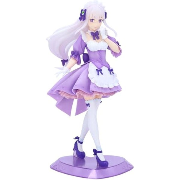 Soška Furyu Re:ZERO Starting Life in Another World Tenitol - Maid Emilia 28 cm  Vícebarevná