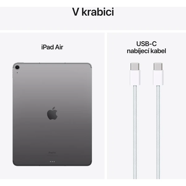 Apple iPad Air 13" 1TB Wi-Fi + Cellular vesmírně šedý (2024) - Tablety - Obrázek GO84000J01
