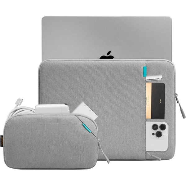 tomtoc Sleeve Kit 14" MacBook Pro tmavě šedá - Brašny - Obrázek GO9H000K01