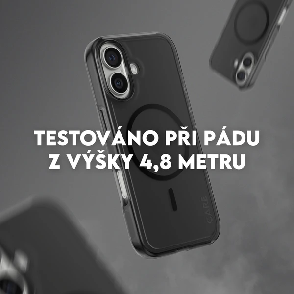 PanzerGlass® CARE Smokey kryt s MagSafe Apple iPhone 17 kouřový/černý - Pouzdra - Obrázek GODH000K01