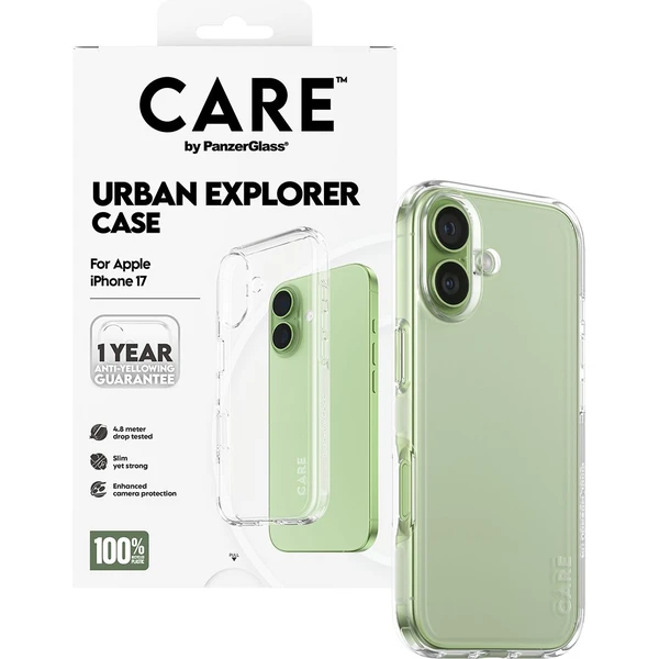 PanzerGlass® CARE Urban kryt Apple iPhone 17 čirý - Pouzdra - Obrázek GPEH000K01