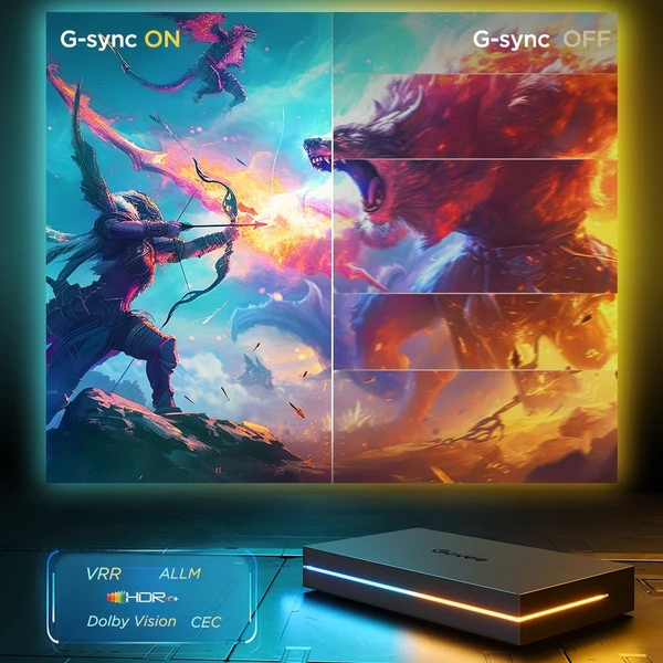 Govee AI Sync Box 2 Smart TV RGBICW podsvětlení 55-65 - Chytrá osvětlení - Obrázek GPKK000K01