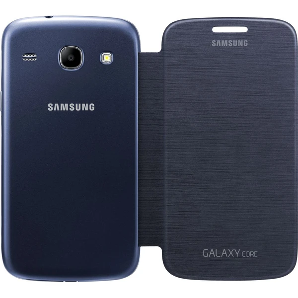 Samsung EF-FI826BL flip pouzdro Galaxy Core Duos modré - Pouzdra - Obrázek GPS8000101