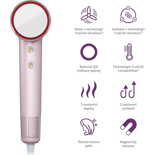 TrueLife HairDryer D6 fén na vlasy - Fény na vlasy - Obrázek GPUL000K01