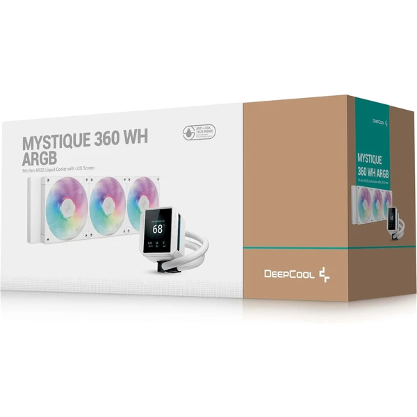 DEEPCOOL MYSTIQUE 360 ARGB bílý - Chladiče - Obrázek GPVF000K01