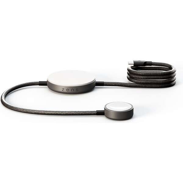 ZENS Pro 2 MagSafe/Qi2 2v1 nabíječka s USB-C kabelem (25W) šedá