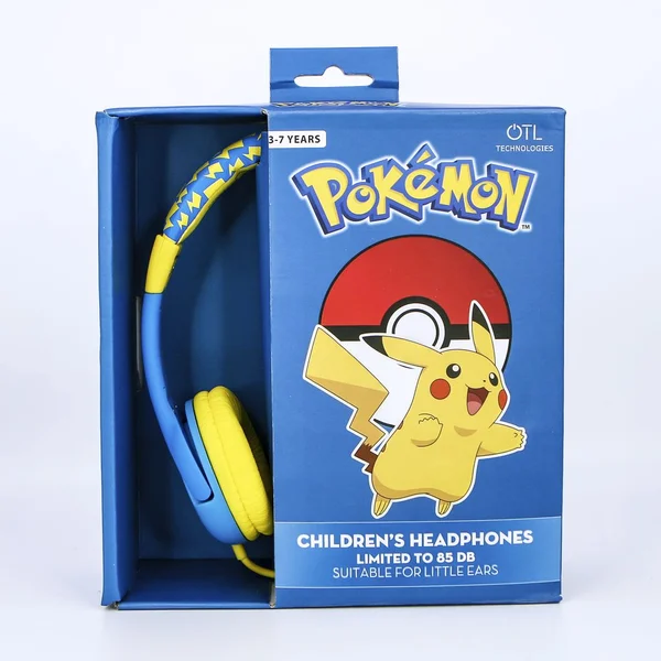 OTL dětská náhlavní sluchátka s motivem Pikachu modré - Sluchátka - Obrázek GQHB300401