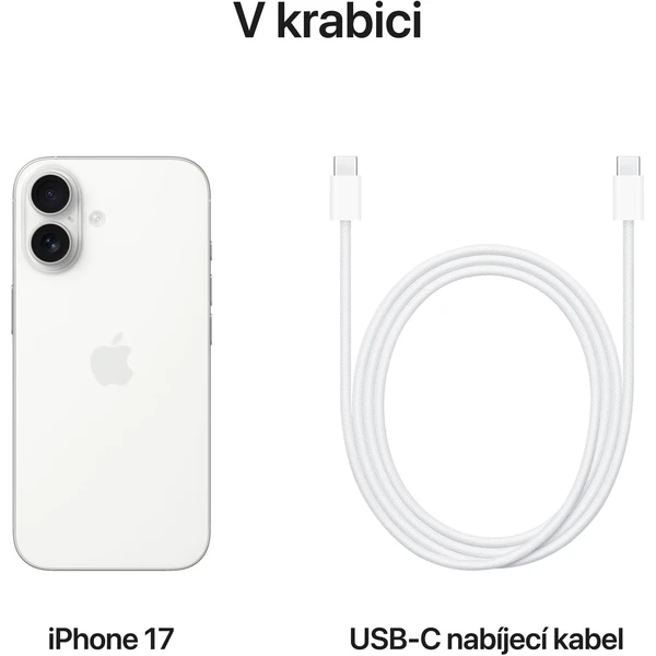 Apple iPhone 17 512GB bílý - Mobilní telefony - Obrázek GQMH000K01