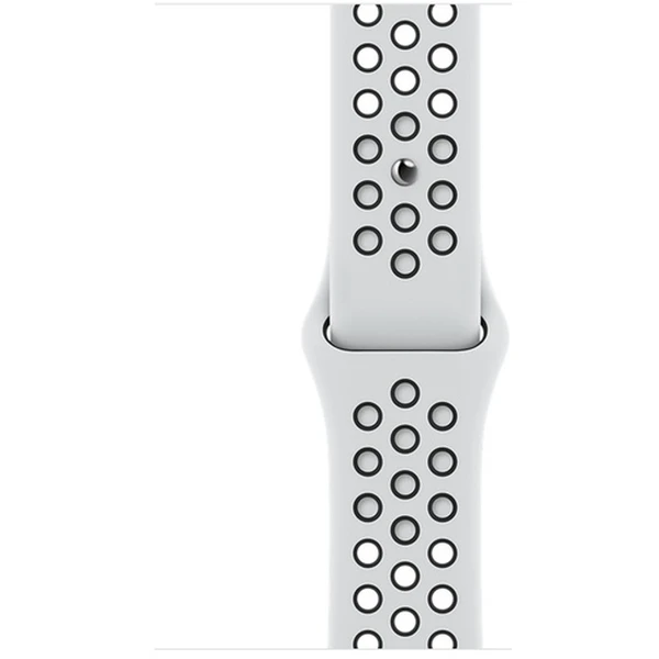 Apple Watch Nike SE GPS 40mm stříbrné s platinovým/černým sportovním řemínkem - Chytré hodinky - Obrázek GQQS600301