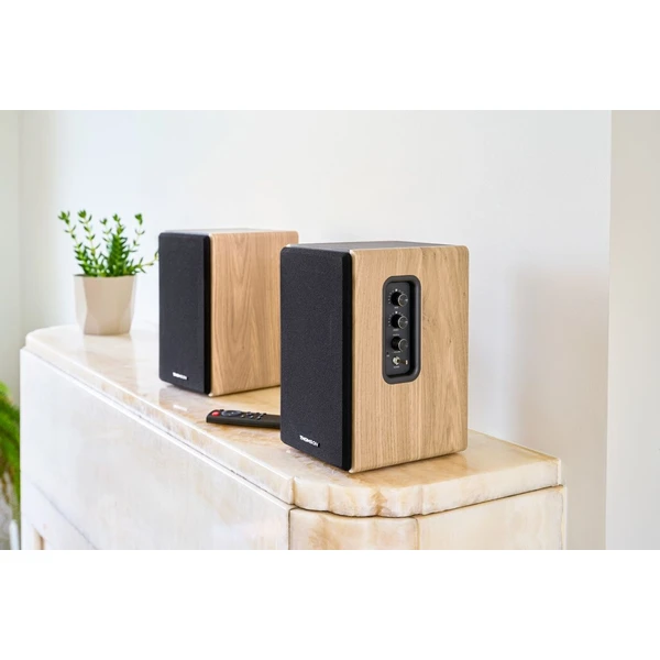Thomson WS902DUO Bluetooth reproduktory hnědé - Reproduktory - Obrázek GQWL000K01