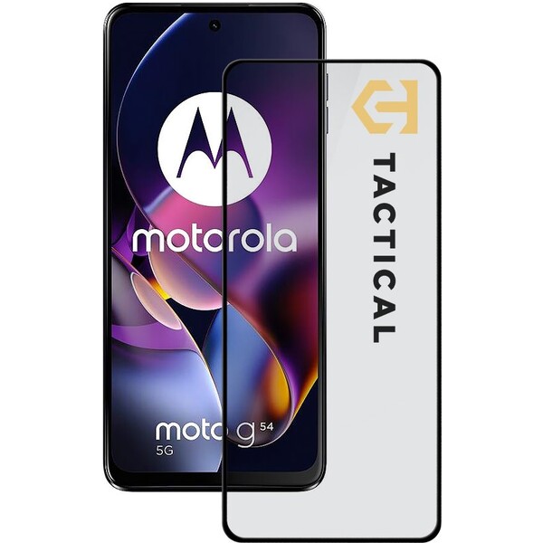 Tactical Glass Shield 5D sklo pro Motorola G54 5G/Power Edition černé