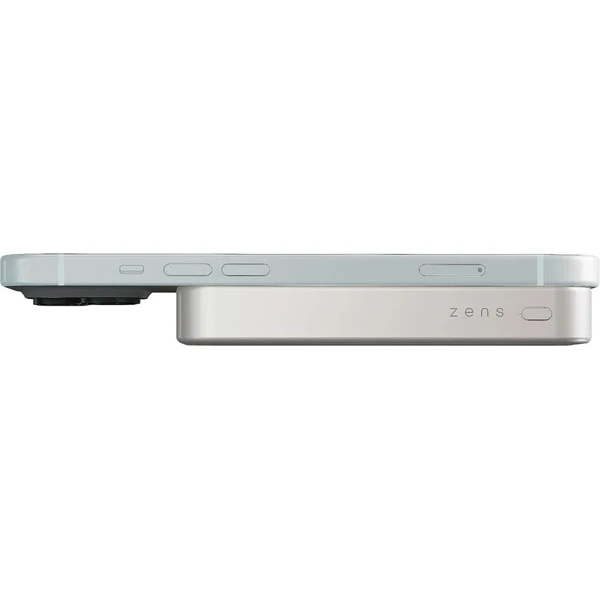 ZENS Pro 1 MagSafe/Qi2 slim powerbanka (10000 mAh), 15 W, USB-C, bílá - Powerbanky - Obrázek GRFL000K01