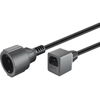 PremiumCord Prodlužovací přívod 230V s EURO konektorem C14 (IEC connection) , 1,5m - Zásuvky