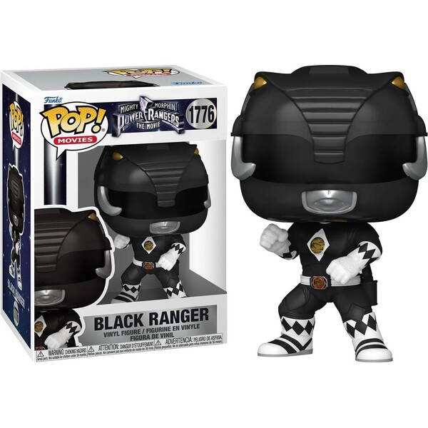 Funko POP! #1776 Movies: Mighty Morphin Power Rangers The Movie - Black Ranger