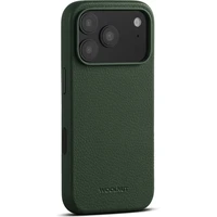 Woolnut MagSafe kožený kryt iPhone 17 Pro tmavě zelený - Pouzdra