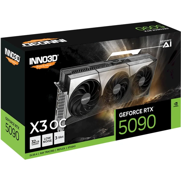 INNO3D NVIDIA GeForce RTX 5090 X3 OC - Grafické karty - Obrázek GUNH000K01