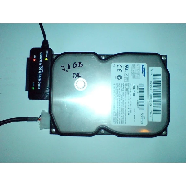 PremiumCord konvertor USB 2.0 - IDE + SATA - Externí boxy - Obrázek GUTU000501
