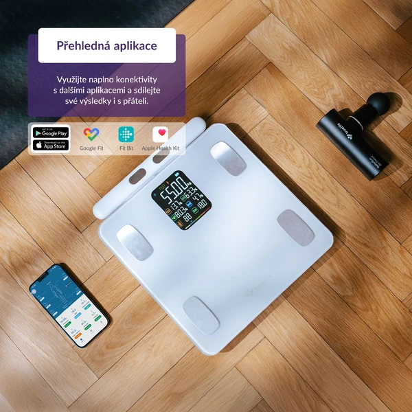 TrueLife FitScale W8 chytrá váha bílá - Chytré váhy - Obrázek GVUL000K01