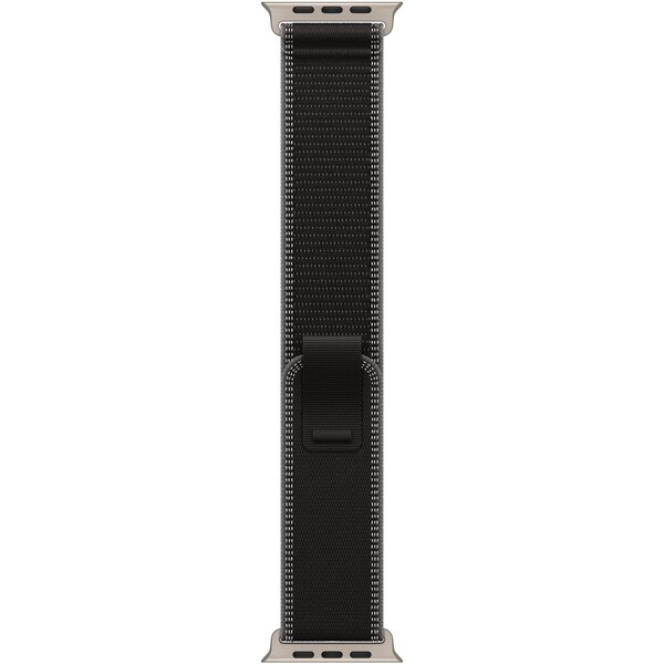 Apple Watch 49/46/45/44mm černý/uhlový Trailový tah S/M přírodní titan