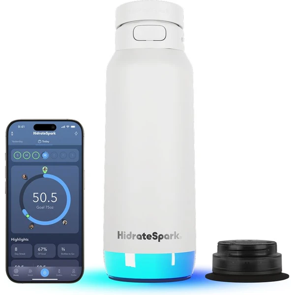 HidrateSpark PRO 2 chytrá lahev, 950 ml bílá - Chytré láhve - Obrázek GW2H000K01