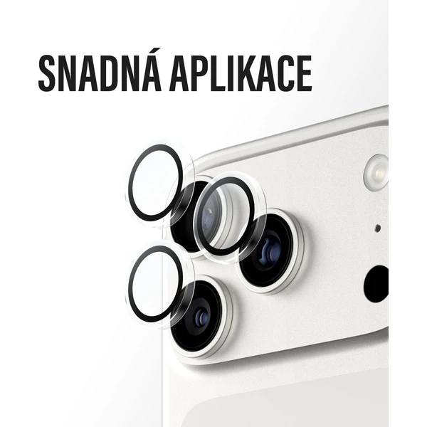 PanzerGlass® Hoops skla Apple iPhone 17 Pro/16 Pro/15 Pro/17 Pro Max/16 Pro Max/15 Pro Max čiré - Ochranné folie a skla - Obrázek GWEH000K01