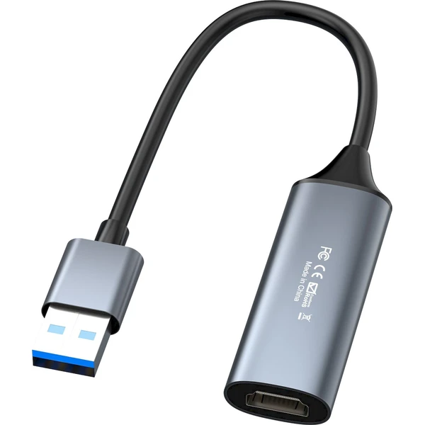 PremiumCord USB-A/HDMI redukce stříbrná - Kabely a redukce - Obrázek GWSF000K01