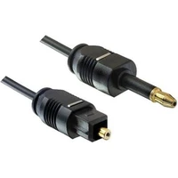 PremiumCord 3,5mm Mini-Toslink/Toslink optický kabel 1m černý - Kabely a redukce