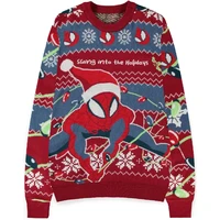 Vánoční svetr Spider-Man - Swing into the Holidays L - Mikiny a svetry