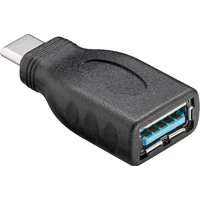 PremiumCord USB-C/USB-A redukce černá OTG - Kabely a redukce