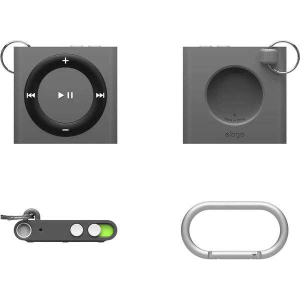 ELAGO W7 iPod shuffle pouzdro pro Apple AirTag tmavě šedé - Pouzdra - Obrázek GYEM100501