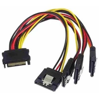 PremiumCord Napájecí rozdvojka k HDD SATA - 4x SATA - Kabely a redukce