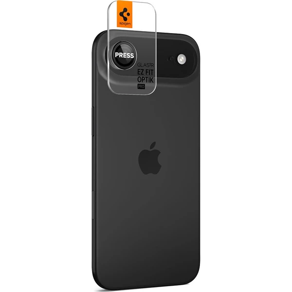 Spigen Glass tR EZ Fit Optik Pro skla iPhone Air black (2 ks) - Ochranné folie a skla - Obrázek GZGH000K01