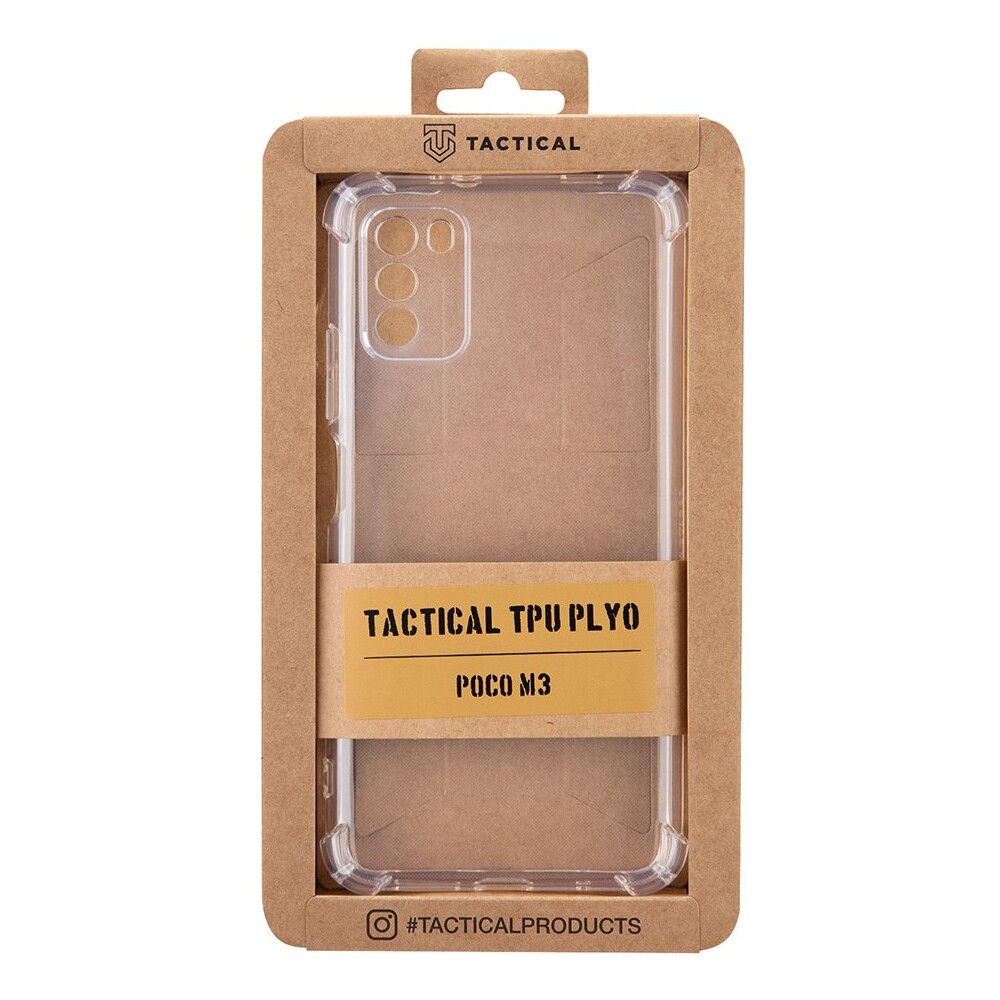 Tactical TPU Plyo kryt Xiaomi Poco M3 čirý