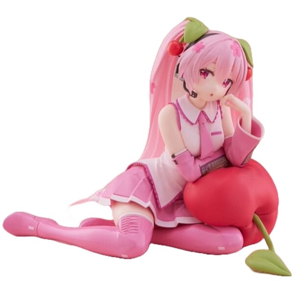 Figurka Taito Prize Hatsune Miku - Sakura Miku (Cherry Cushion) 13 cm