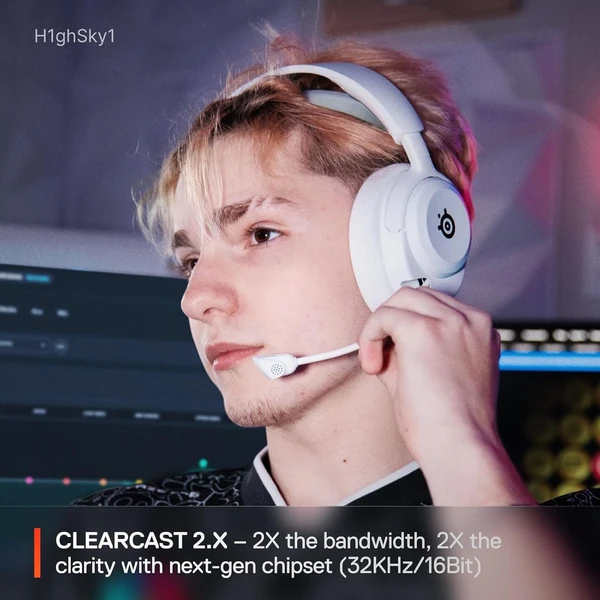 SteelSeries Arctis Nova 5 herní sluchátka bílá - Sluchátka - Obrázek H0A8000O01