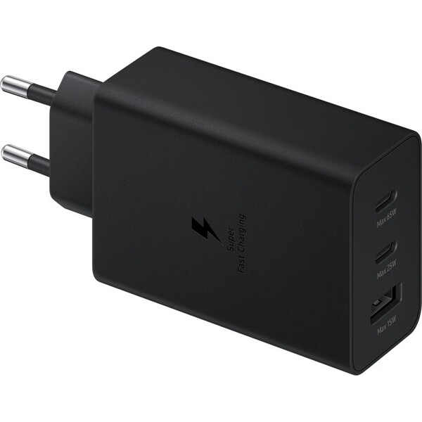 Samsung Trio 65W síťový adaptér černý (EP-T6530NBEGEU)