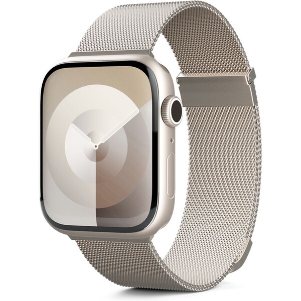 Milánský řemínek Epico pro Apple Watch 38/40/41 mm - hvězdně bílý