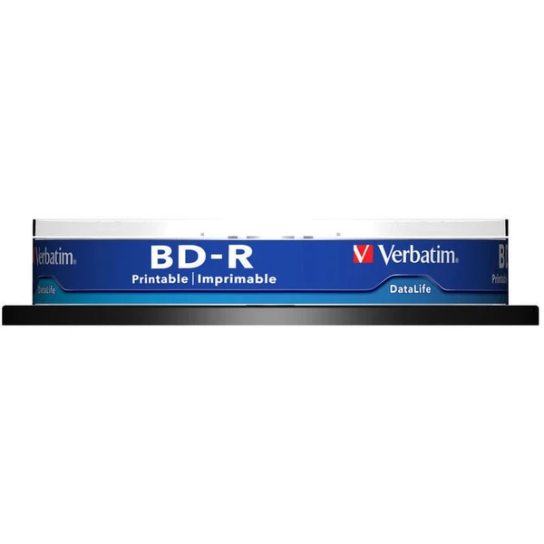 VERBATIM BD-R SL Datalife HTL (10 ks) Blu-Ray/Spindle/6x/25GB  - Optické disky - Obrázek H0G2000K01
