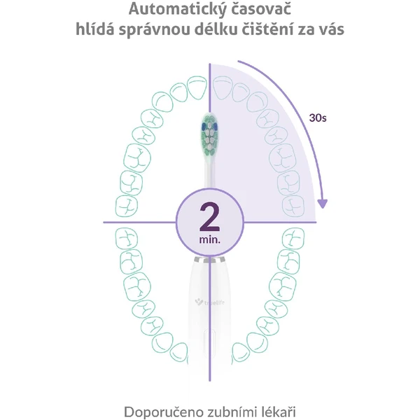 TrueLife SonicBrush Clean30 sonický zubní kartáček bílý - Zubní kartáčky - Obrázek H0H0000P01