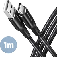 AXAGON BUCM-AM10AB kabel USB-C - USB-A 1m černý - Kabely