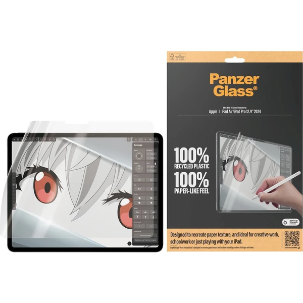 PanzerGlass GraphicPaper fólie na psaní a kreslení iPad Air 13" (2024/2025)/iPad Pro 13" (2024)  - Ochranné folie a skla - Obrázek H0R4000J01
