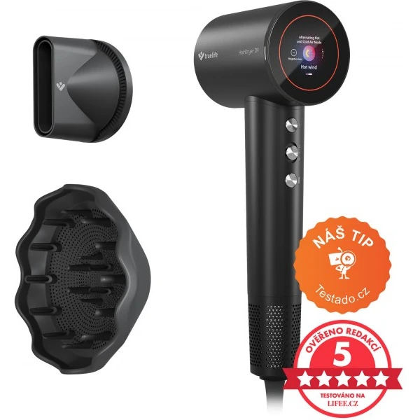 TrueLife HairDryer D9 fén na vlasy černý - Fény na vlasy - Obrázek H0Y9000O01