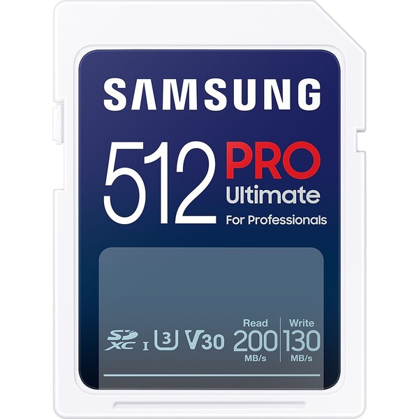 Samsung SDXC 512GB PRO ULTIMATE MB-SY512S/WW Bílá