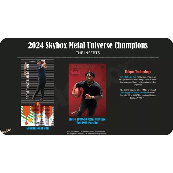 Sportovní karty 2024 Upper Deck Skybox Metal Universe Champions Hobby Box - Hokejové karty - Obrázek H13D000O01