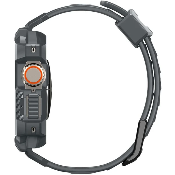 Spigen Rugged Armor Pro řemínek s pouzdrem Apple Watch Ultra 3/2/1 (49mm) šedý - Řemínky - Obrázek H1A1000P01
