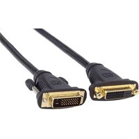 PremiumCord DVI-D/DVI-D prodlužovací kabel 5m černý - Kabely a redukce
