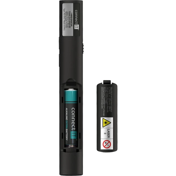 CONNECT IT laserové ukazovátko (AAA baterie) černé - Ovladače - Obrázek H1N0000P01