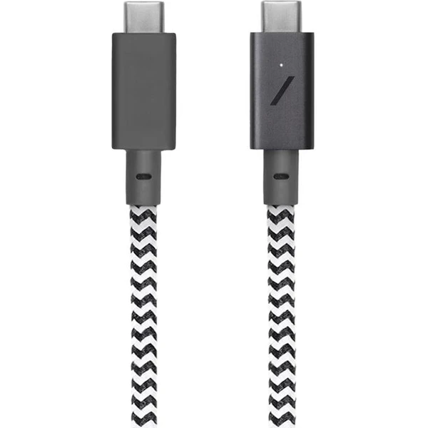 Native Union Belt Cable Pro USB-C/USB-C napájecí kabel 240W 2,4m, zebra - Kabely a redukce - Obrázek H1Y1000701