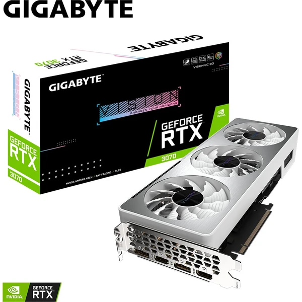 GIGABYTE NVIDIA GeForce RTX 3070 VISION OC 8G 8GB   (Další) - Grafické karty - Obrázek H2BJF00101