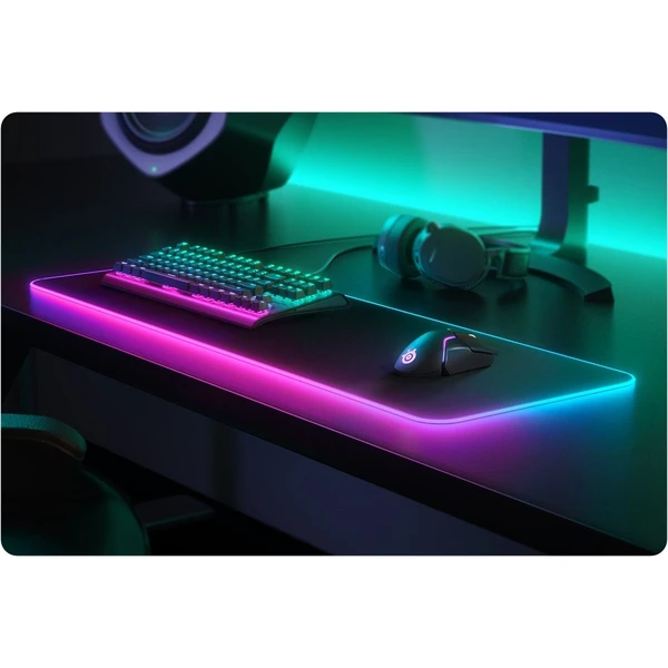 SteelSeries QcK Prism Cloth XL herní podložka černá - Podložky - Obrázek H2SY000501